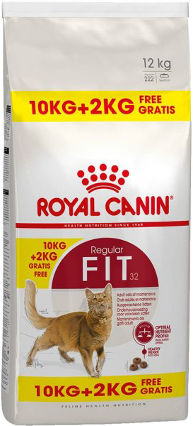 

Сухой корм Royal Canin Fit для взрослых котов от 1 года бывающих на улице 10+2 кг (3182550708364)
