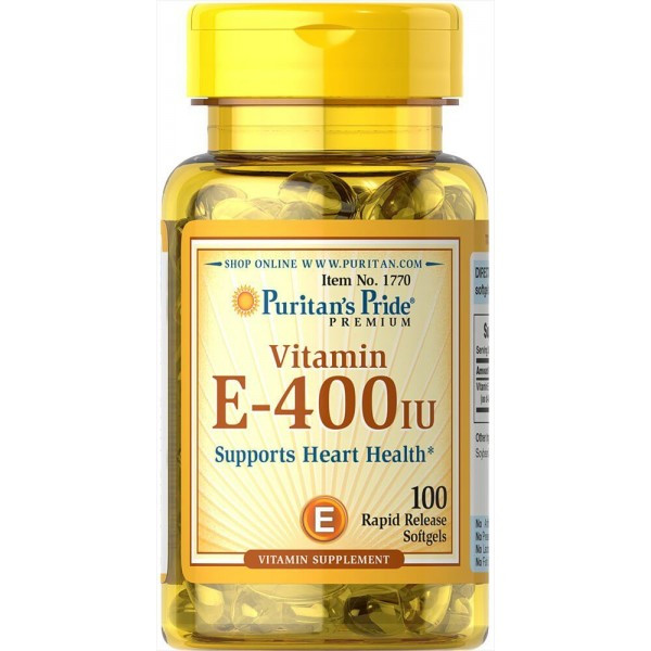 

Витамины Puritan's Pride Vitamin E 400 IU (100 капсул)