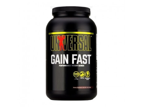 

Гейнер Universal Nutrition GAIN FAST 3100 2.3 кг Вкус Клубника