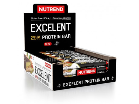 

Заменители питания Nutrend Упаковка батончиков Excelent Protein Bar (18 штук) Вкус Шоколад Нуга