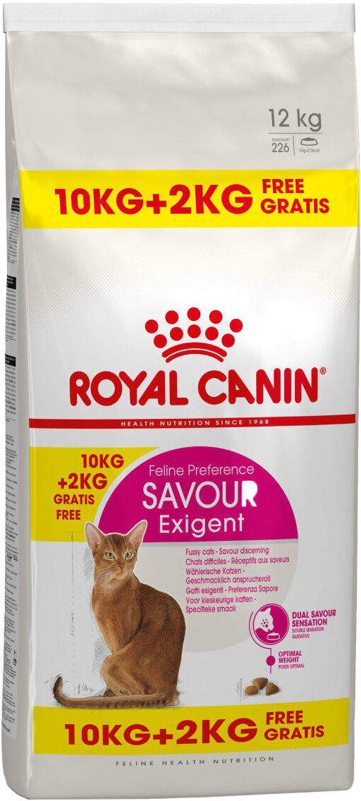 

Сухой корм Royal Canin Exigent Savour для привередливых котов от 1 года 10+2 кг
