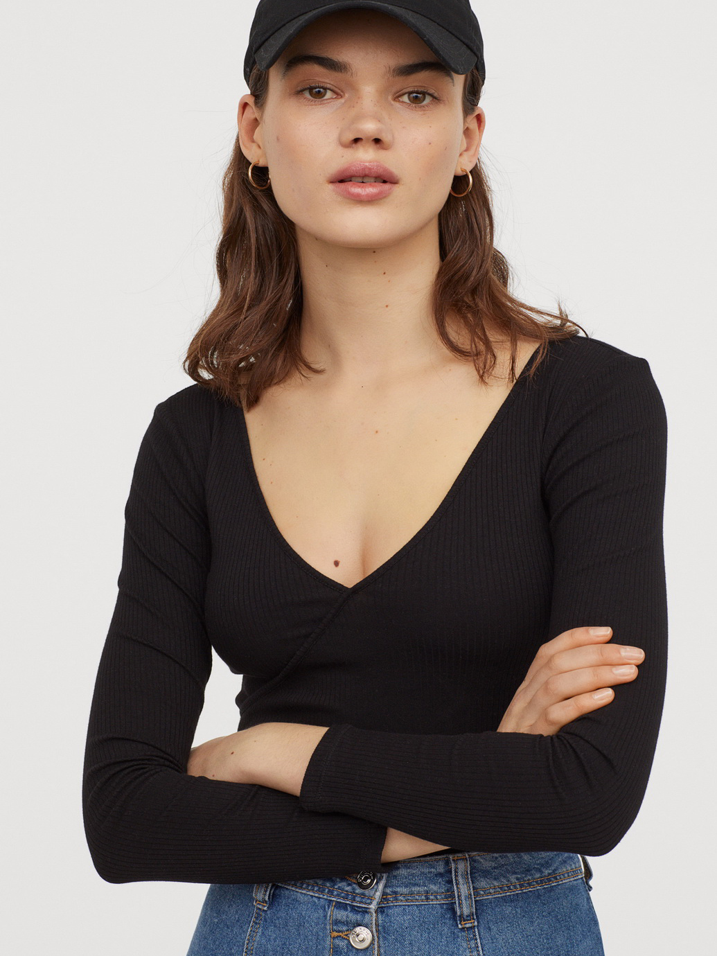 

Лонгслив H&M 0825580-1  Черный (СА2000001854792, Лонгслив H&M 0825580-1 XS Черный (СА2000001854792)