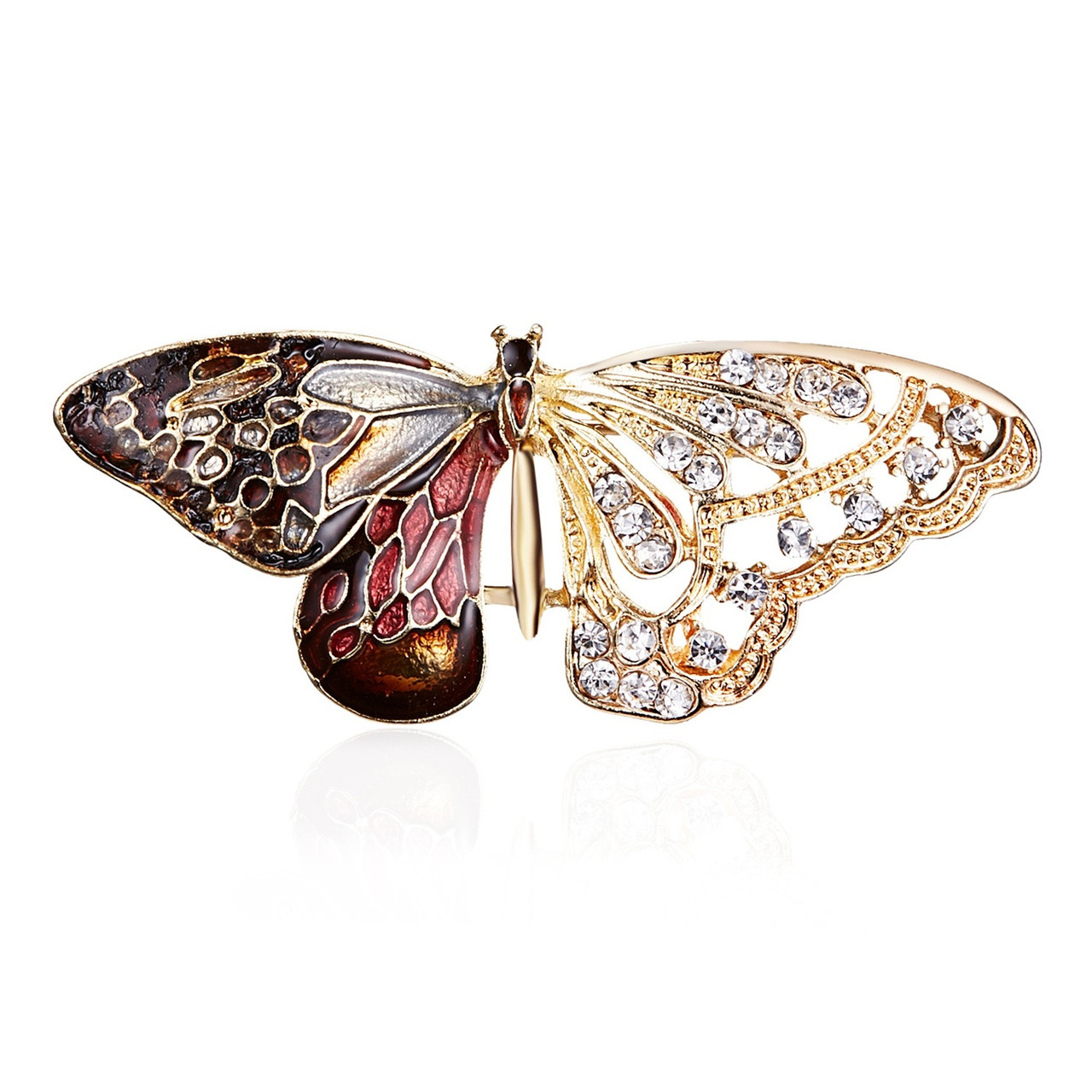 

Брошь бабочка дуэт Fashion Jewelry 4214