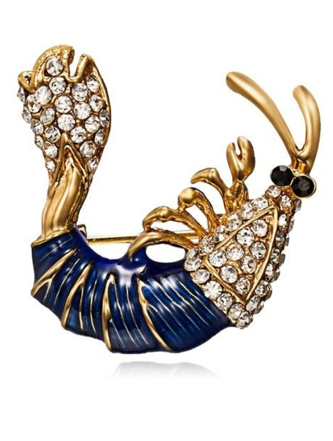

Брошь - животные - креветка Fashion Jewelry 2962