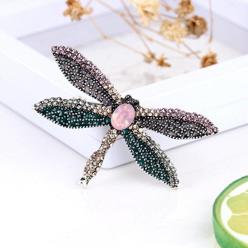 

Брошь стрекоза в стразах Fashion Jewelry 4068