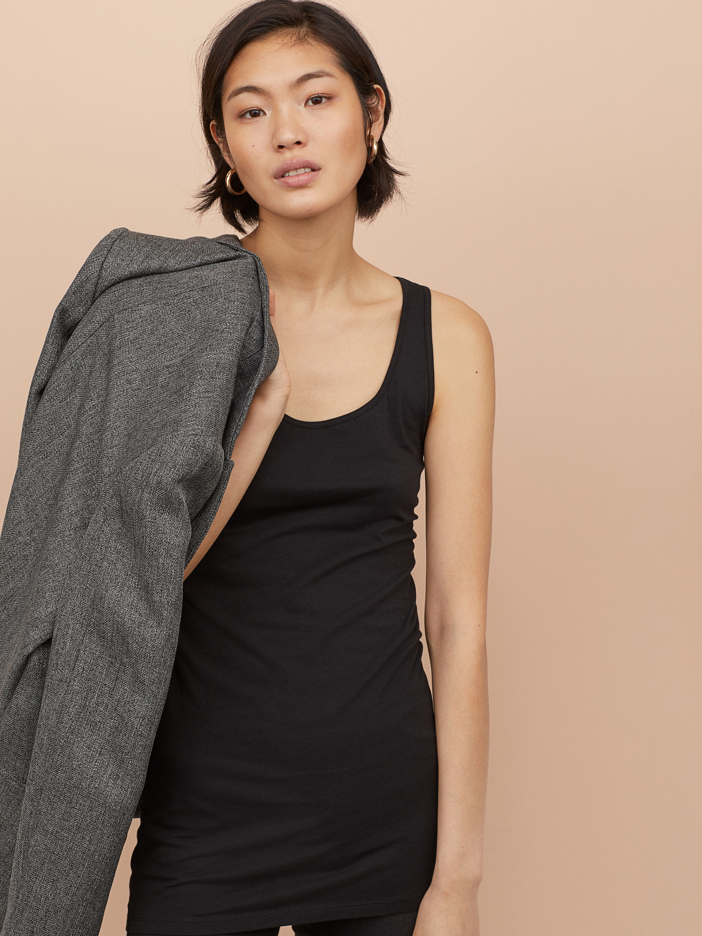 

Майка H&M 07-0681319-001 S Черная (СА2000001853498)