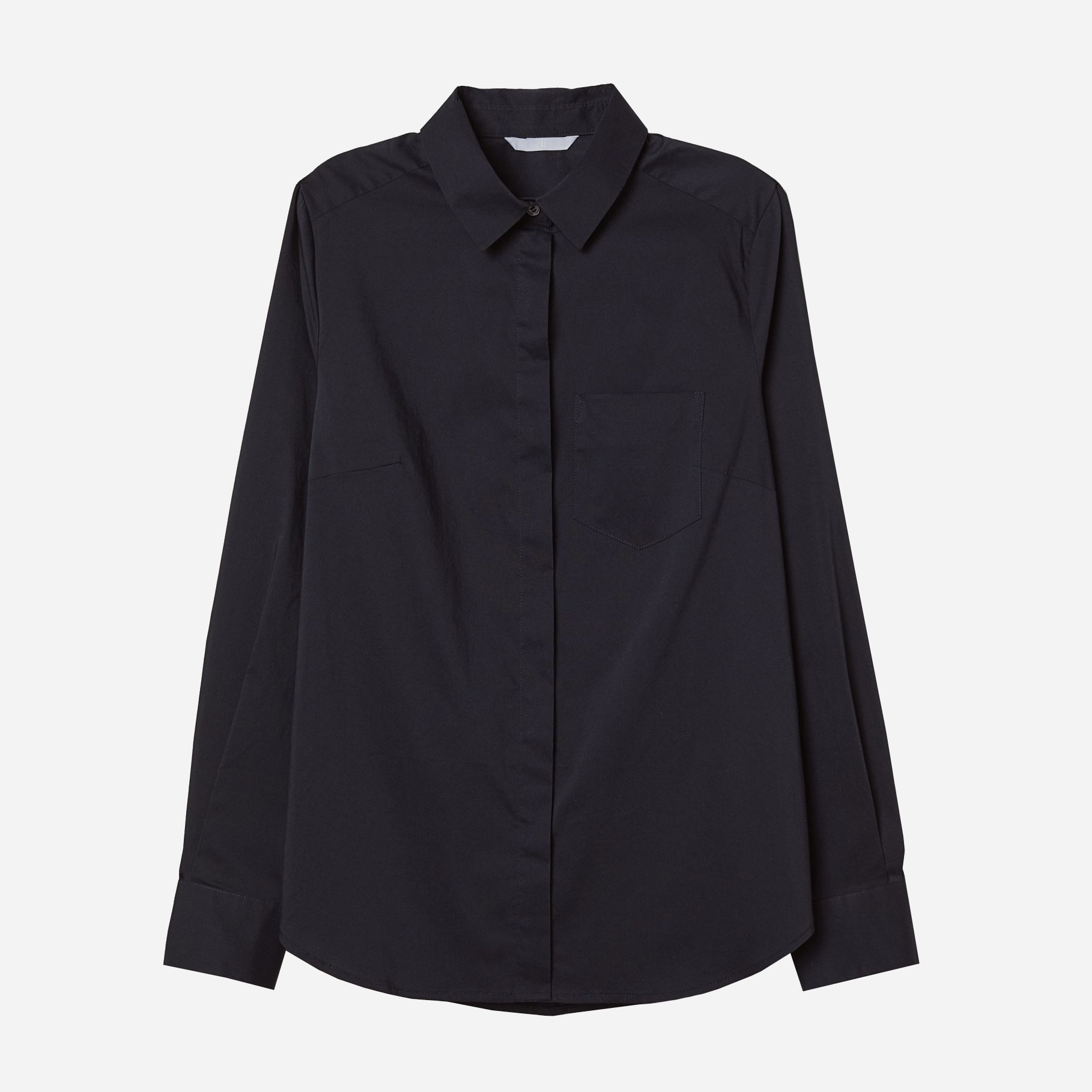 

Рубашка H&M 0507910-9 42 Черная (СА2000001854488)