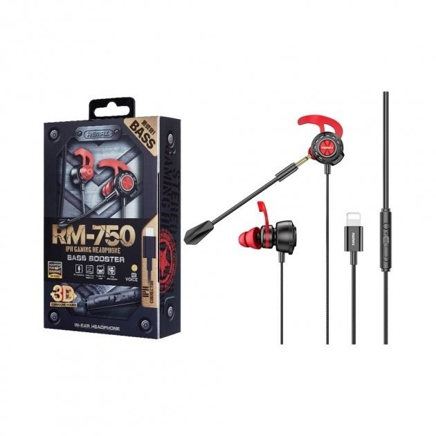 

Наушники Remax Gaming Headphone на Lightning 1.2m