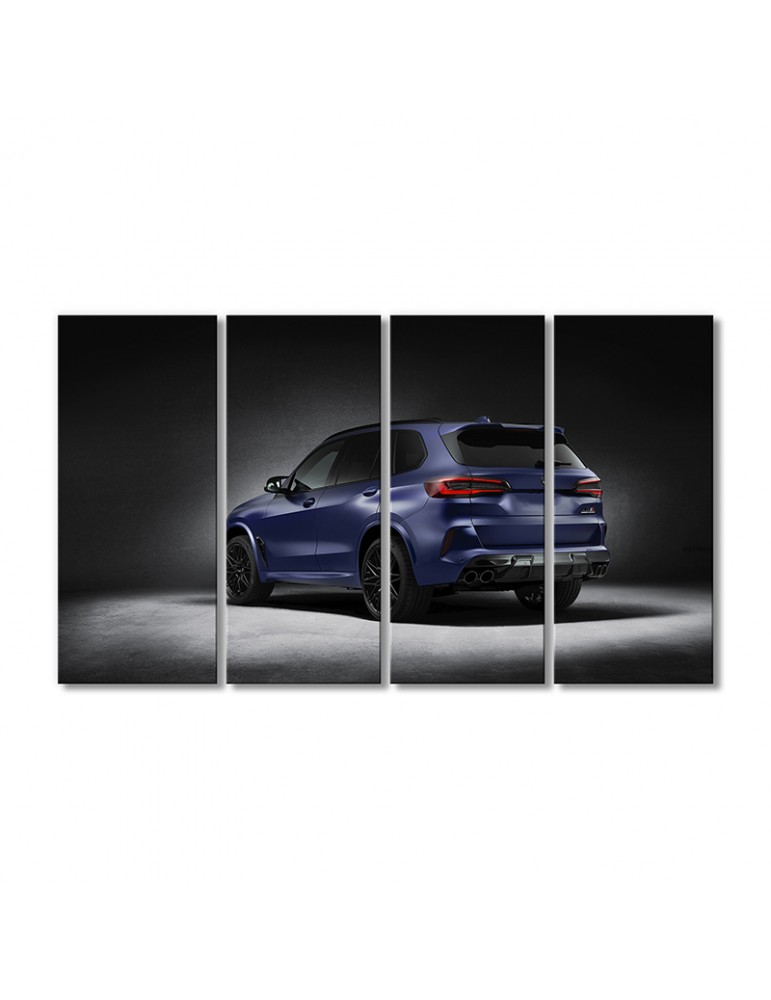 

Модульная картина Artel «Автомобиль БМВ X5m первого выпуска» 4 модуля 70x105 см