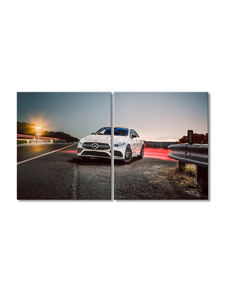 

Модульная картина Artel «Автомобиль Мерседес Бенц CLA» 2 модуля 50x75 см