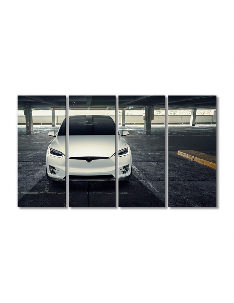 

Модульная картина Artel «Автомобиль Тесла модель X 2020 года» 4 модуля 80x120 см