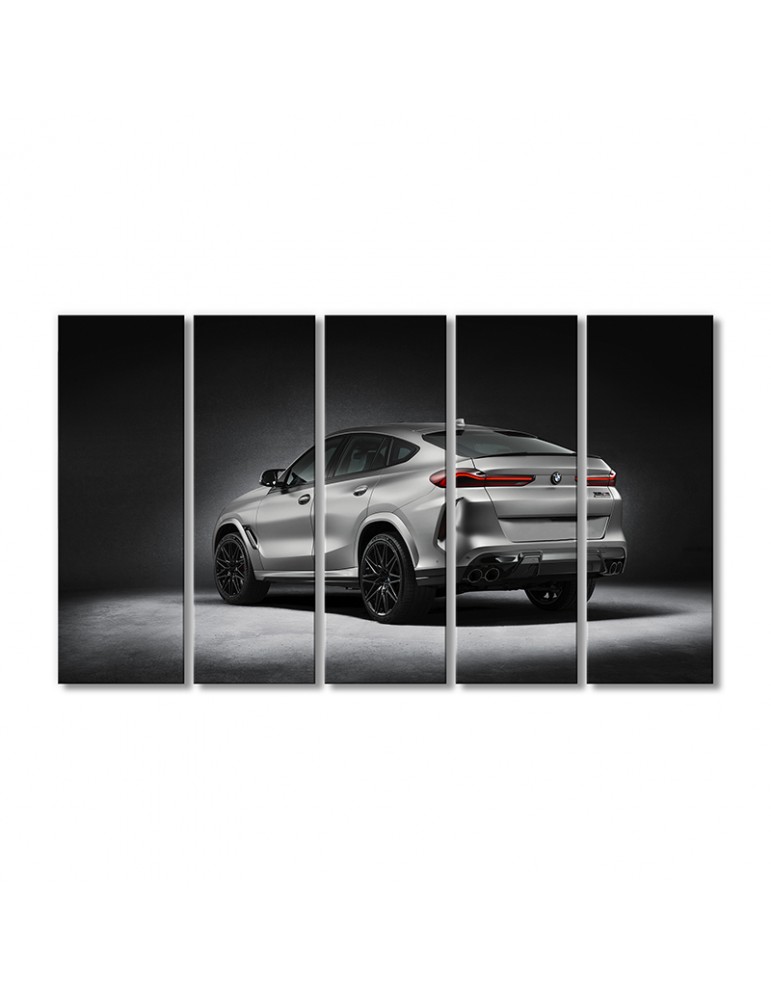 

Модульная картина Artel «Автомобиль БМВ X5 M X6 M» 5 модулей 120x180 см