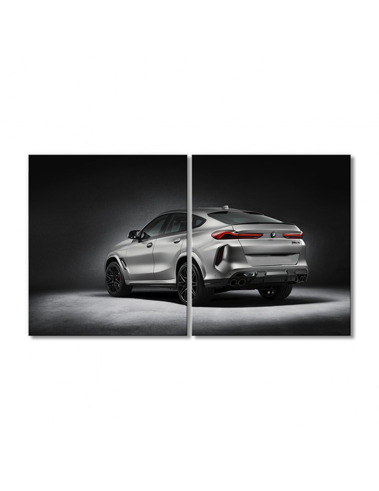 

Модульная картина Artel «Автомобиль БМВ X5 M X6 M» 2 модуля 60x90 см