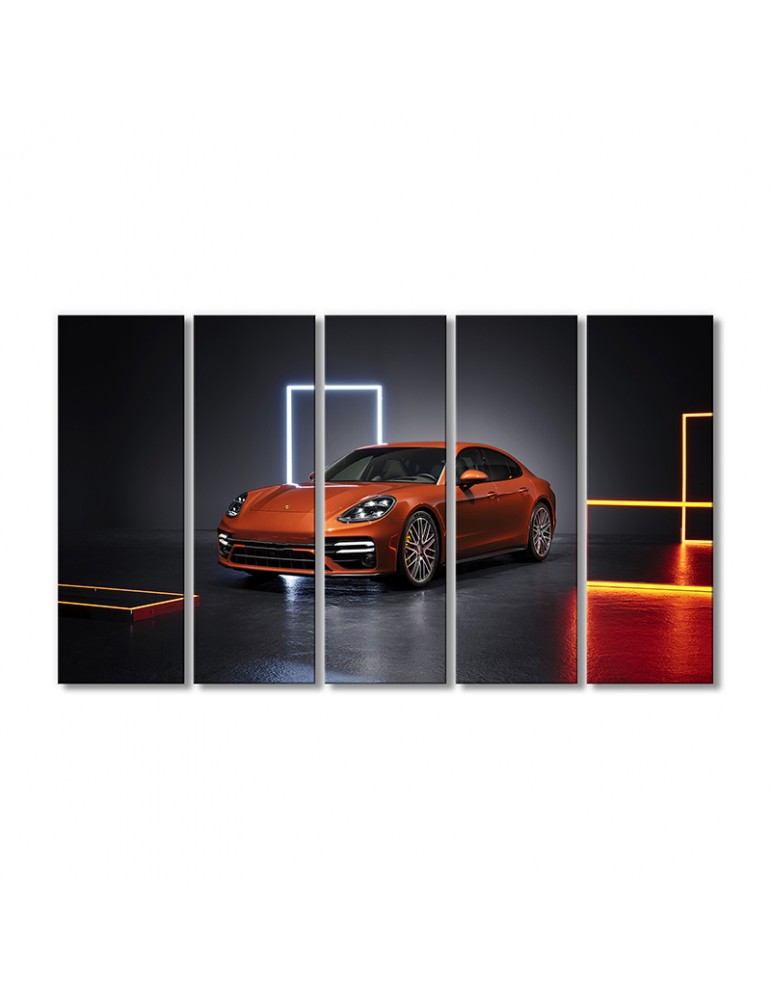 

Модульная картина Artel «Автомобиль Турбо С971 2020» 5 модулей 120x180 см