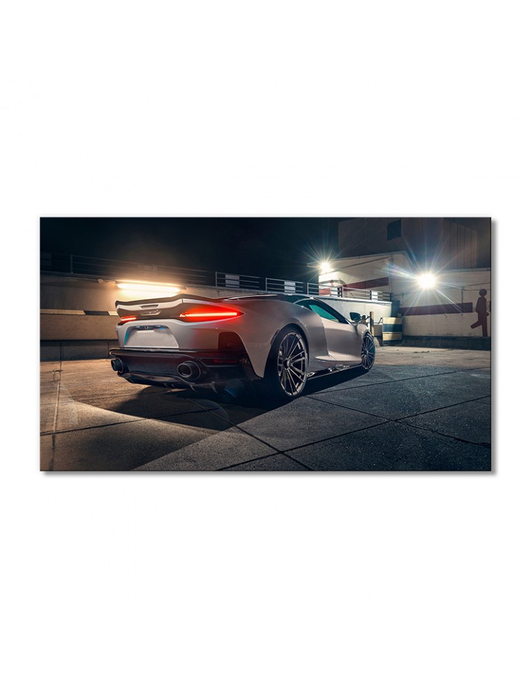 

Модульная картина Artel «Автомобиль МакЛарен GT горят стопы» 1 модуль 80x120 см