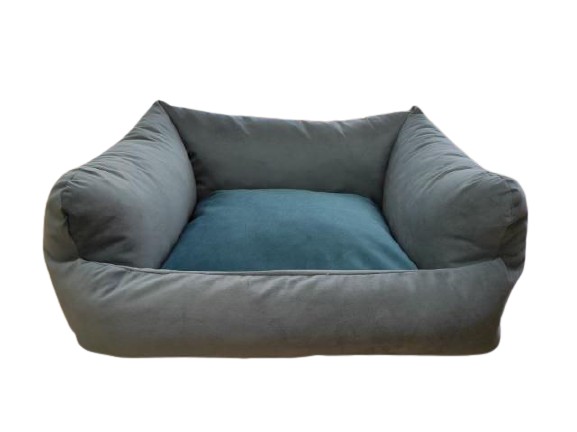 

Лежанка для собак Lezhanka Knight 60*70 см серая с голубым