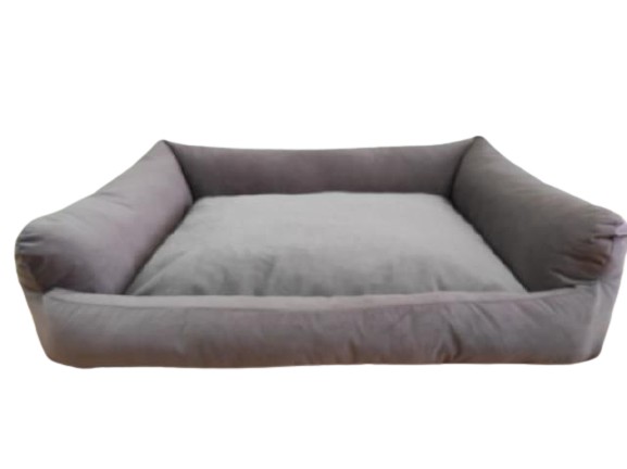 

Лежанка для собак Lezhanka Knight 80*100 см темно коричневая со светло коричневым
