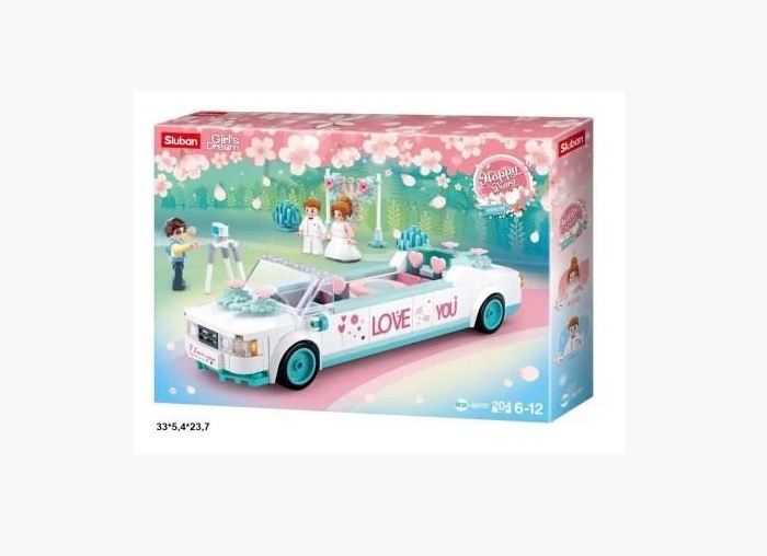 

Конструктор Girl's Dream свадебный лимузин 204дет. M38-B0767