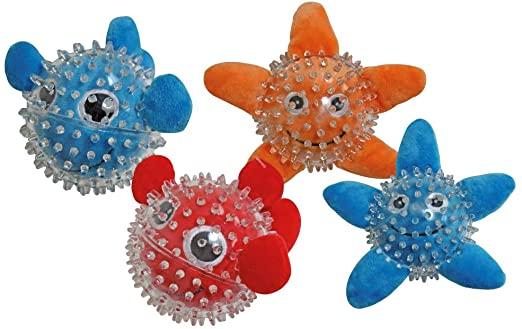 

Игрушка для собак морские жители 9 см резина/плюш Croci (в ассортименте)