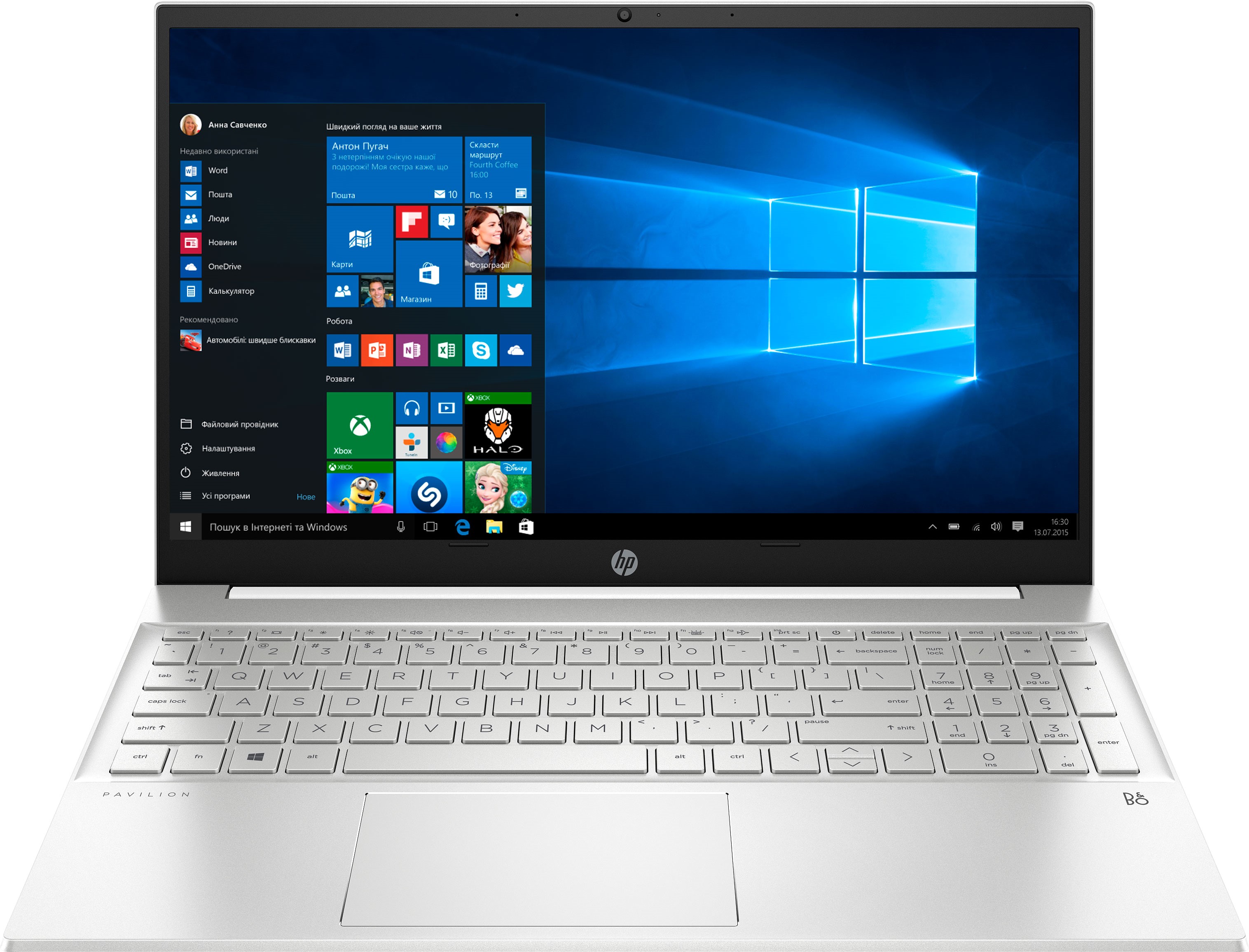

Ноутбук HP Pavilion 15-eh1008ua (422D5EA) Ceramic White
