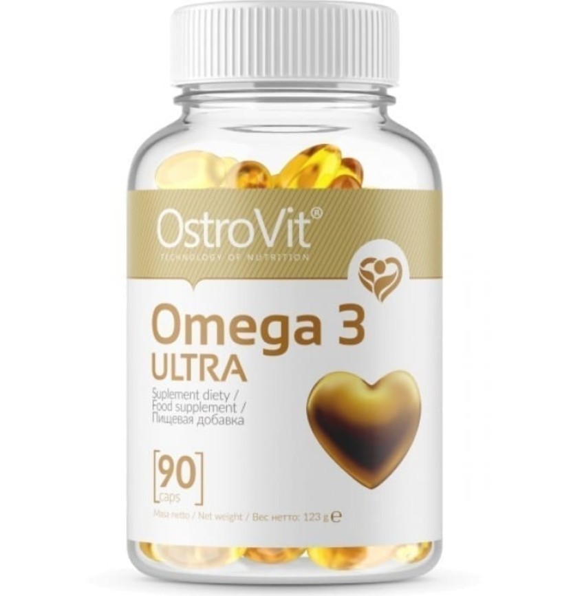 

Жирные кислоты OstroVit Omega 3 Ultra, 90 капсул