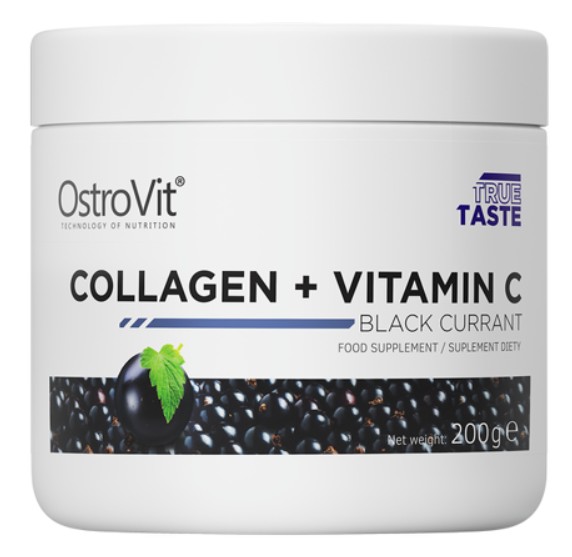 

Коллаген Ostrovit COLLAGEN + Vitamin C 200 g Black Currant