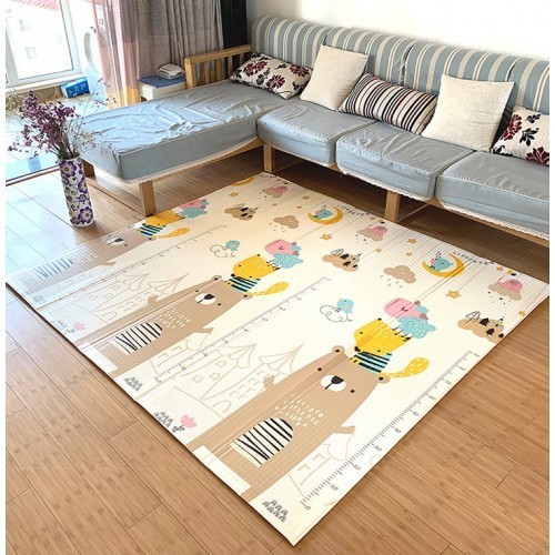 

Двухстронний складной детский коврик Sticker Wall Цифры 160x180x1 см BN189