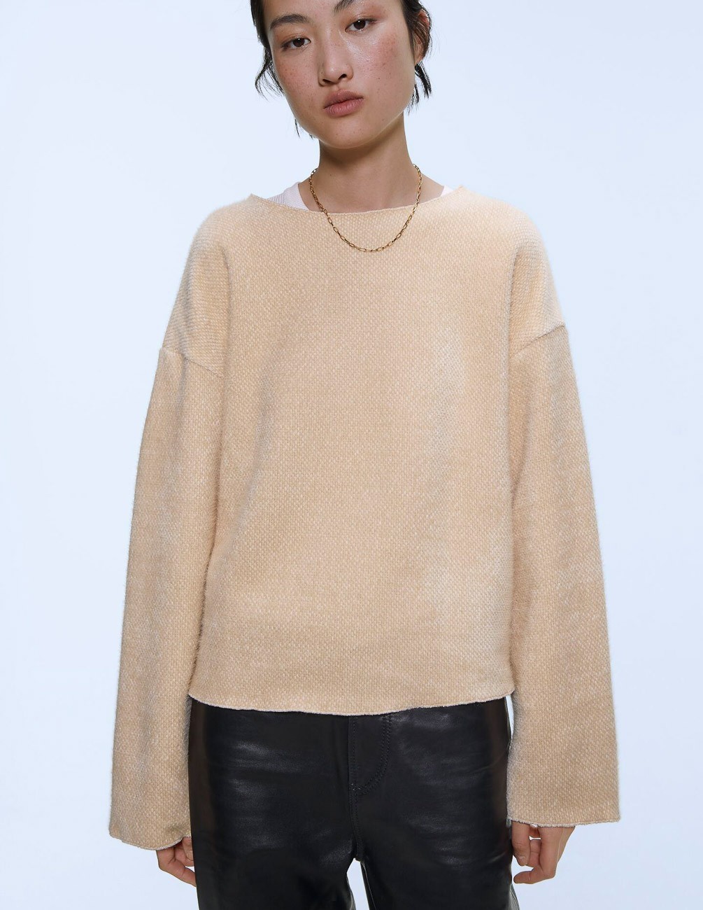 

Свитер ZARA М бежевый 8032845341305
