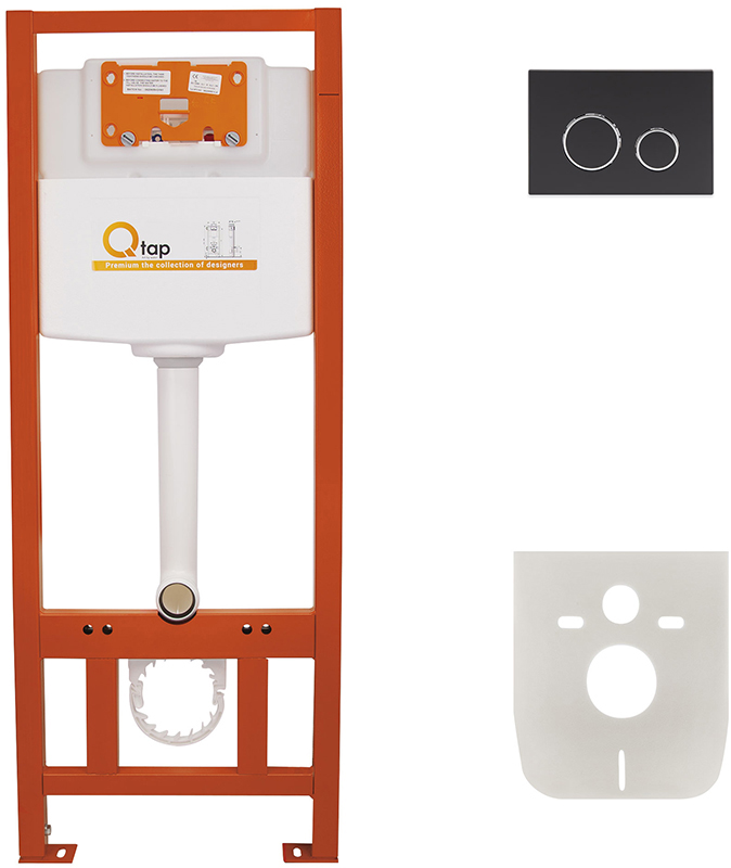 

Инсталляция для подвесного унитаза QTAP Nest ST с кнопкой смыва QT0133M425M11V1146MB