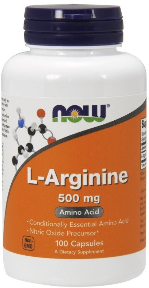 

Аминокислоты NOW Foods Arginine 500 mg 100 капсул