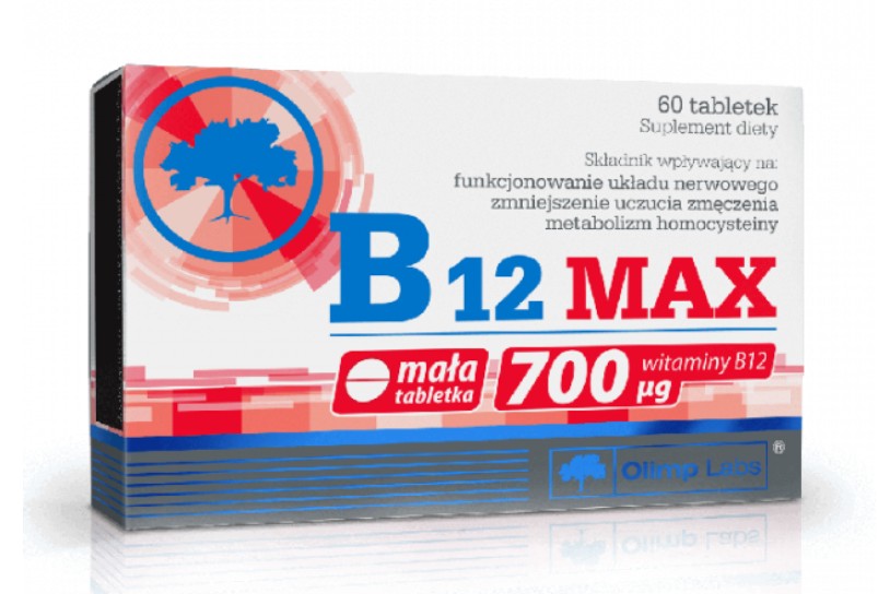 

Витамины Olimp B12 MAX 60 таблеток