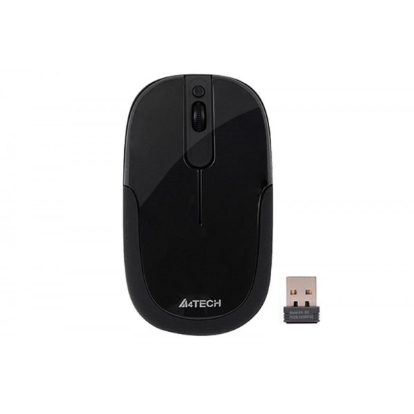 

Мышь беспроводная A4Tech G9-110F Black USB Slim Styling