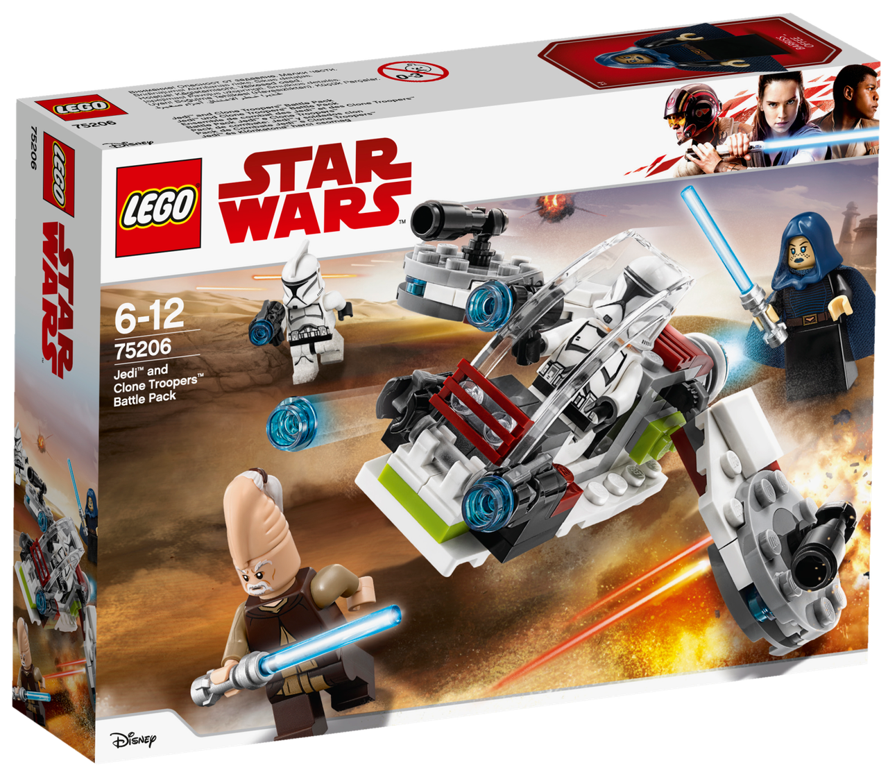

Lego Star Wars Боевой набор джедаев и клонов-пехотинцев 75206