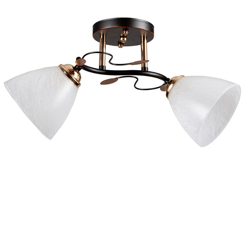 

Люстра стельова Light House SC-16035/2A BK+FG чорна