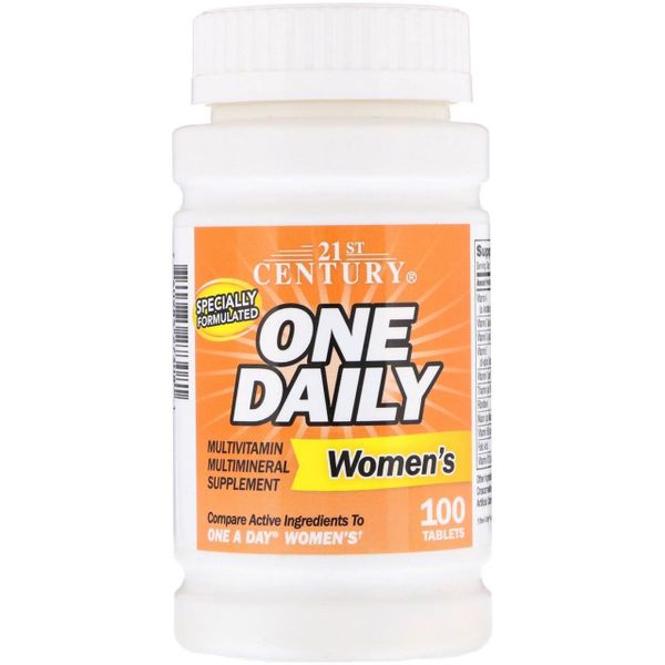 

Витамины для женщин 21st Century One Daily Multivitamin for Women`s 50+ 100 таблеток