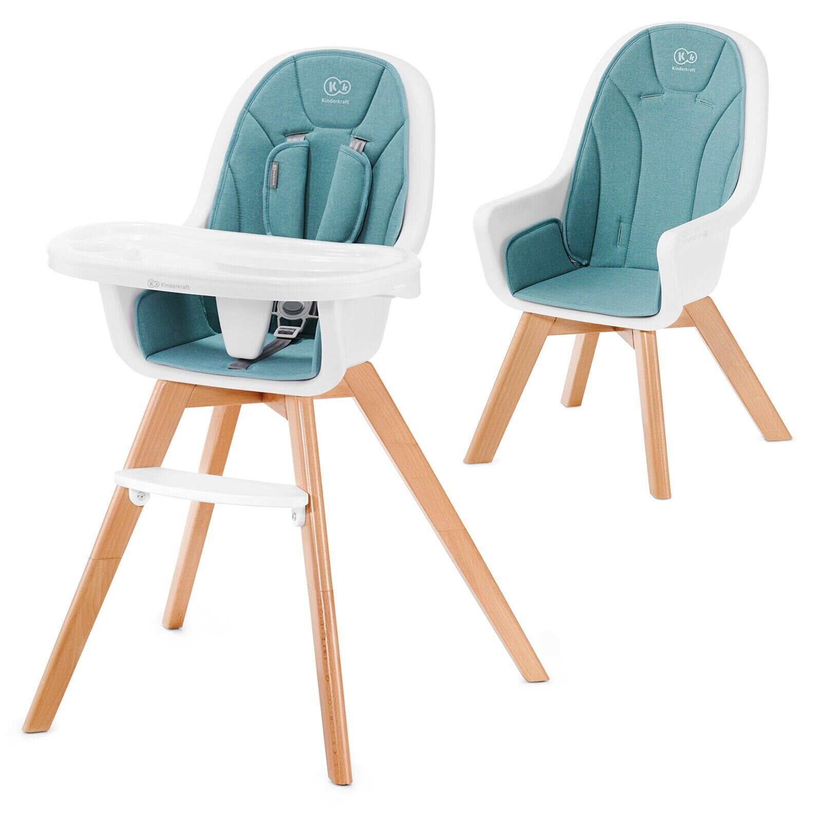

Стульчик для кормления Kinderkraft Tixi Turquoise (KKKTIXITRQ0000)