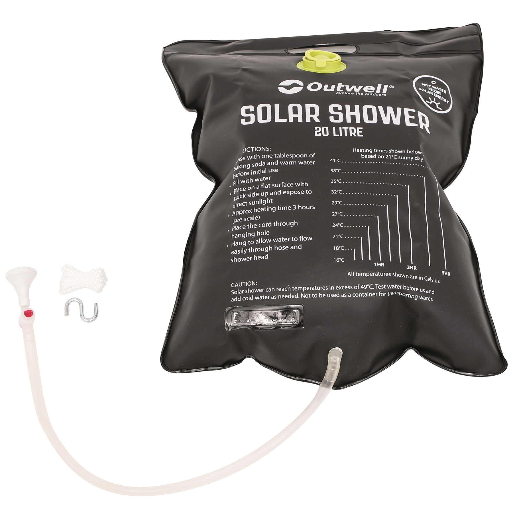 

Душ портативный Outwell Solar Shower 20L Black (651067)