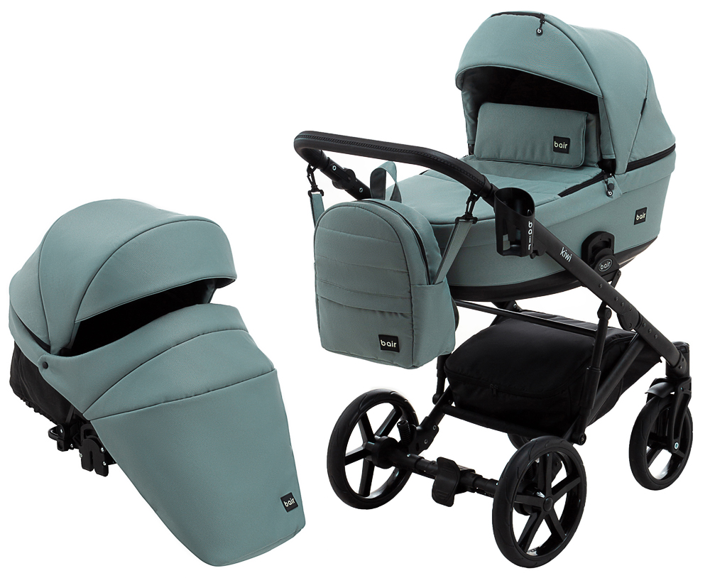 

Коляска 2 в 1 Bair Kiwi Soft BKS-028 нефрит