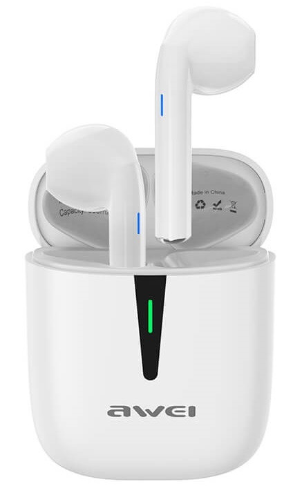 

Наушники Bluetooth Awei T21 TWS BT5.0 беспроводные вкладыши белые (gr_017742)
