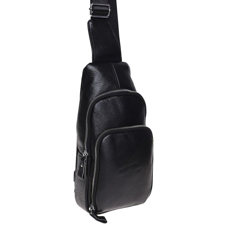 

Мужской кожаный рюкзак Borsa Leather K15058-black