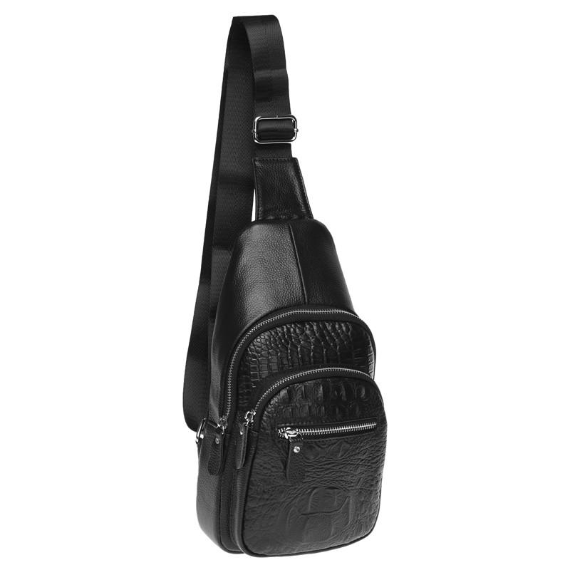 

Мужской кожаный рюкзак Borsa Leather K1142-black