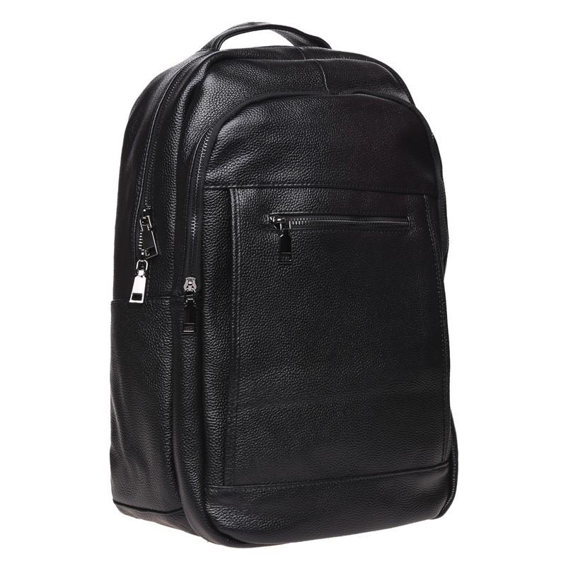 

Мужской кожаный рюкзак Keizer k1336-black