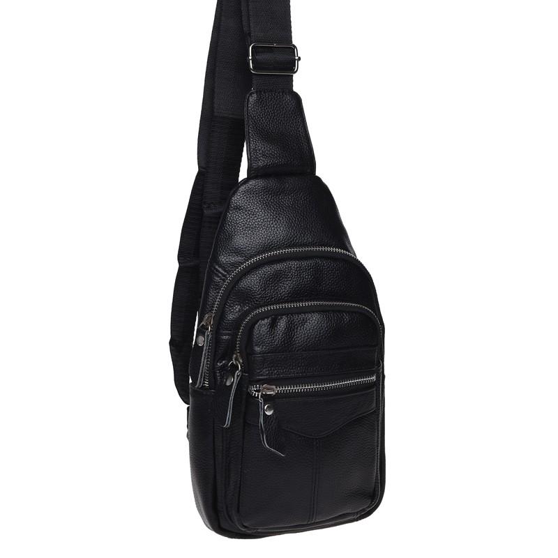 

Мужской кожаный рюкзак Keizer K13035-black