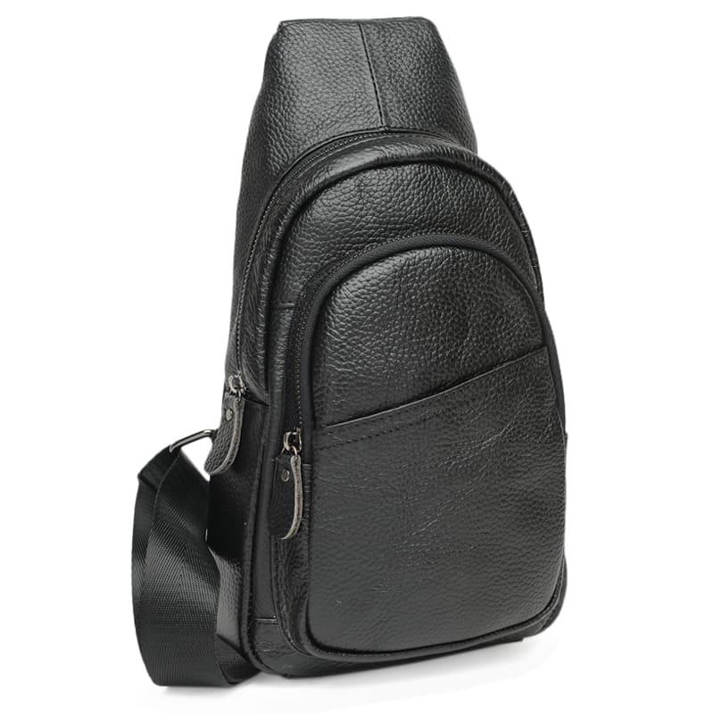 

Мужской кожаный рюкзак Keizer K16802-black