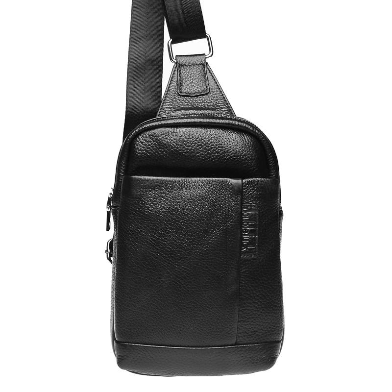 

Мужская кожаная сумка-рюкзак Keizer K18675-black