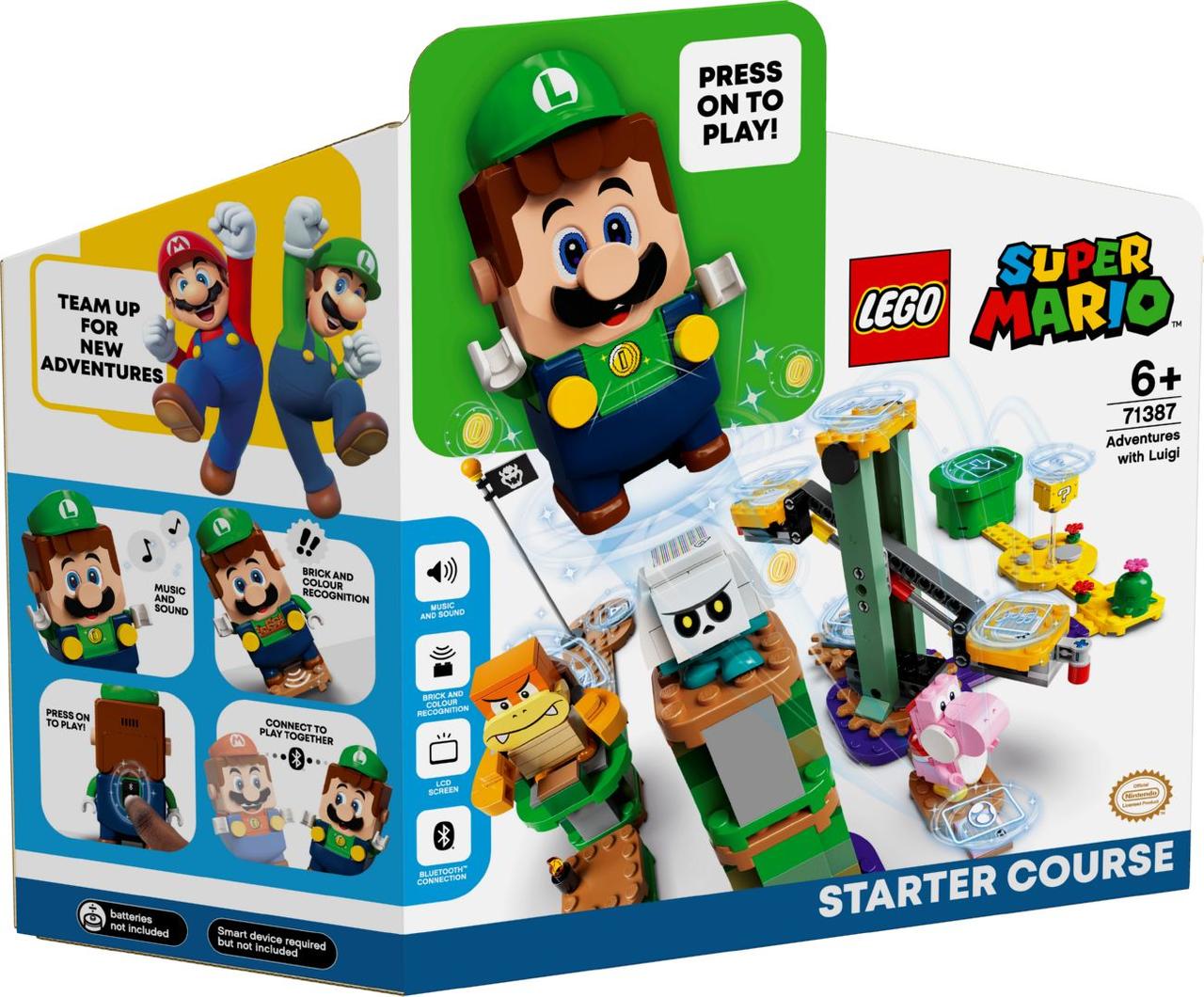 

Lego Super Mario Стартовый набор «Приключения вместе с Луиджи» 71387
