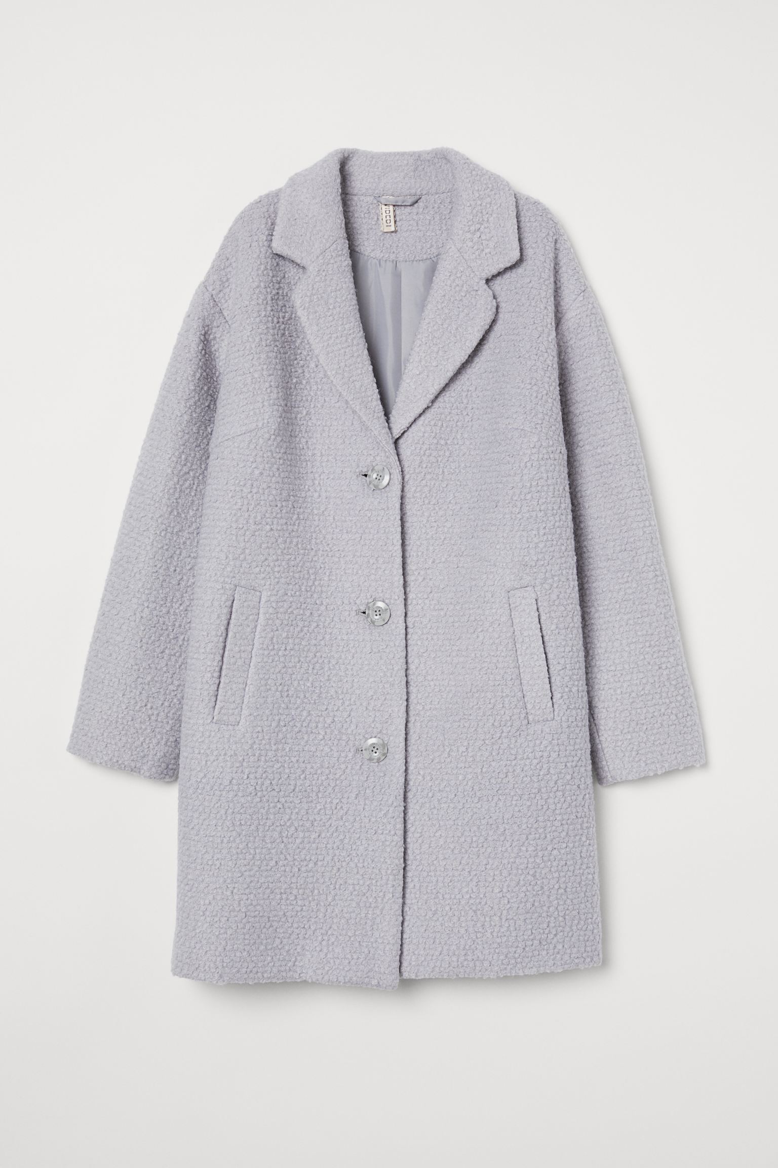 

Пальто H&M  серый 30078487821, Пальто H&M L серый 30078487821