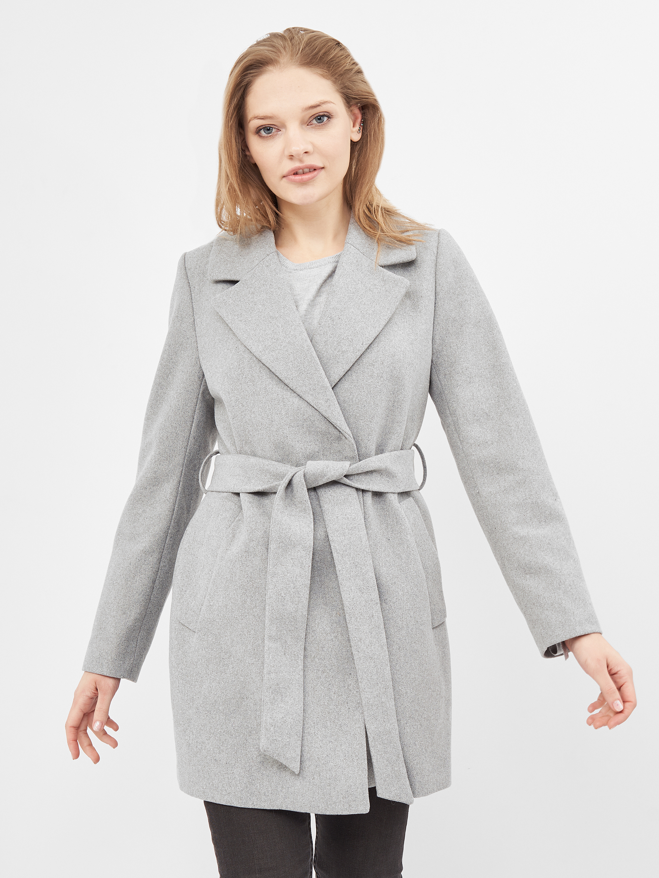 

Пальто H&M  серый 19107870950, Пальто H&M 42 серый 19107870950