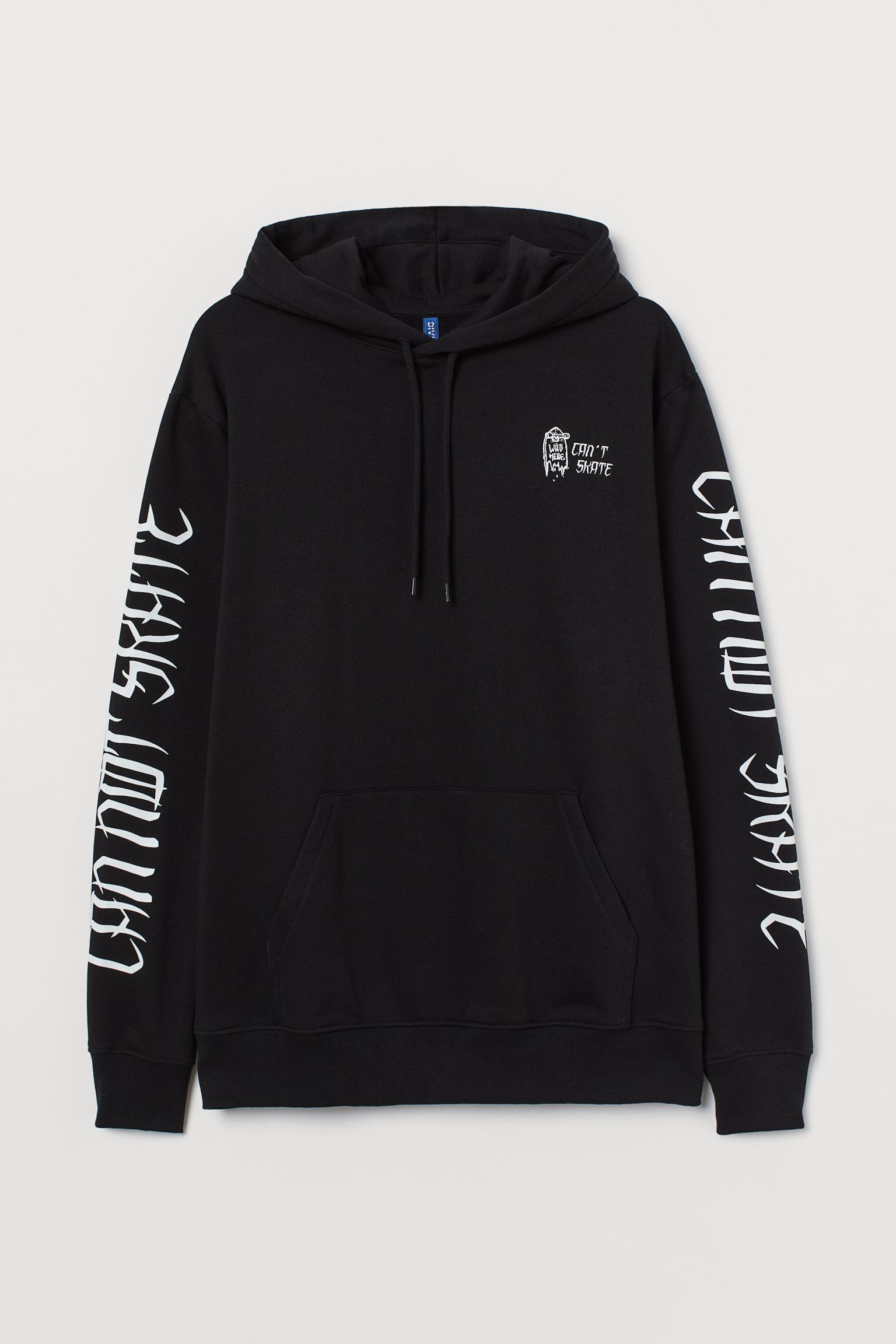 

Худи H&M XS черный 28077305709