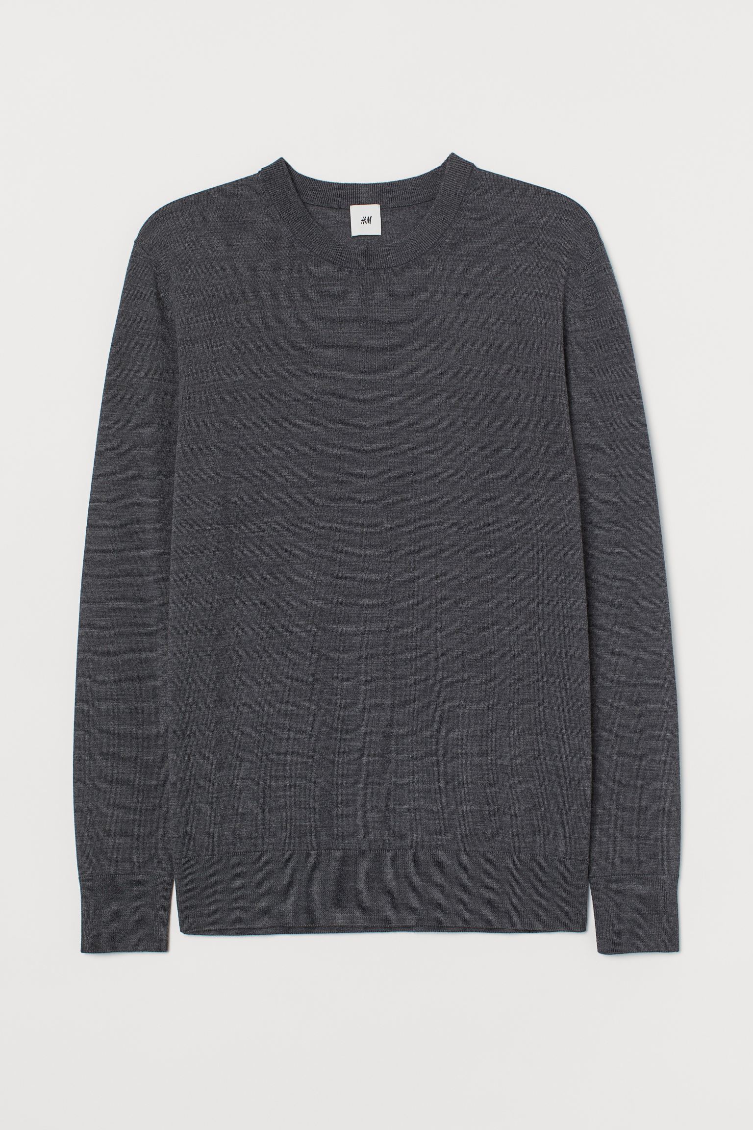 

Джемпер H&M M темно серый 22078636442